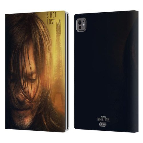 The Walking Dead: Daryl Dixon Key Art Full Face Leather Book Wallet Case Cover For Apple iPad Pro 11 M4 2024