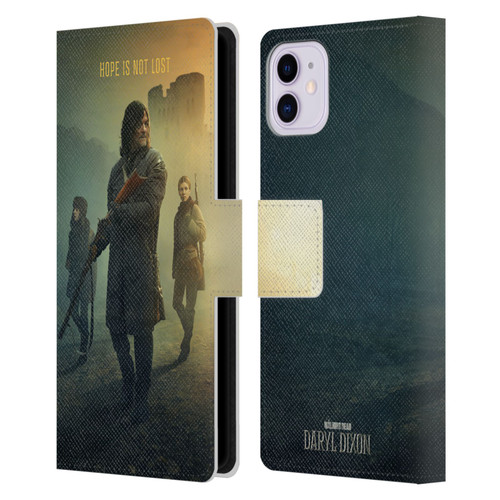 The Walking Dead: Daryl Dixon Key Art Group Leather Book Wallet Case Cover For Apple iPhone 11