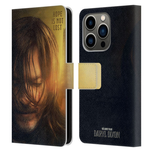 The Walking Dead: Daryl Dixon Key Art Full Face Leather Book Wallet Case Cover For Apple iPhone 14 Pro