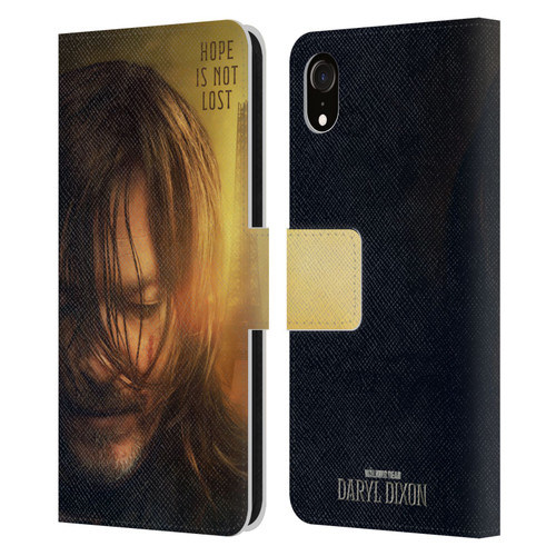 The Walking Dead: Daryl Dixon Key Art Full Face Leather Book Wallet Case Cover For Apple iPhone XR