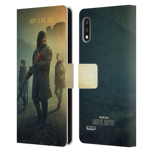 The Walking Dead: Daryl Dixon Key Art Group Leather Book Wallet Case Cover For LG K22