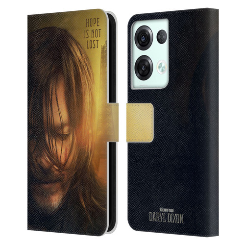 The Walking Dead: Daryl Dixon Key Art Full Face Leather Book Wallet Case Cover For OPPO Reno8 Pro