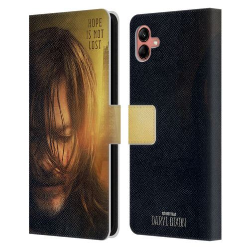 The Walking Dead: Daryl Dixon Key Art Full Face Leather Book Wallet Case Cover For Samsung Galaxy A04 (2022)