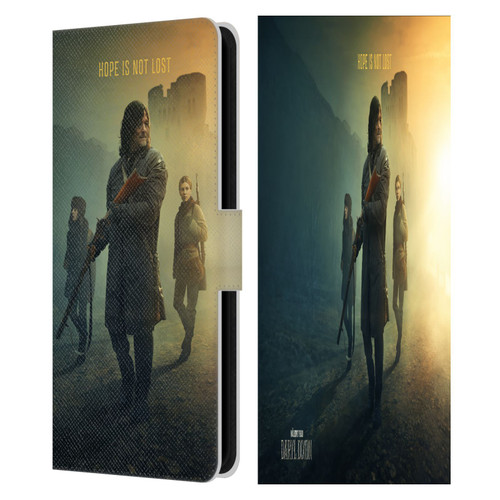 The Walking Dead: Daryl Dixon Key Art Group Leather Book Wallet Case Cover For Samsung Galaxy S23 FE 5G