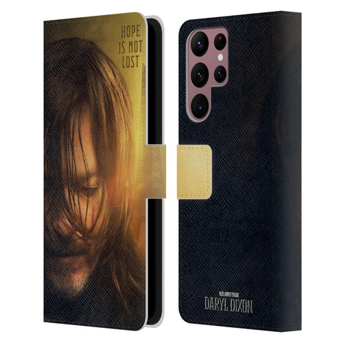 The Walking Dead: Daryl Dixon Key Art Full Face Leather Book Wallet Case Cover For Samsung Galaxy S22 Ultra 5G