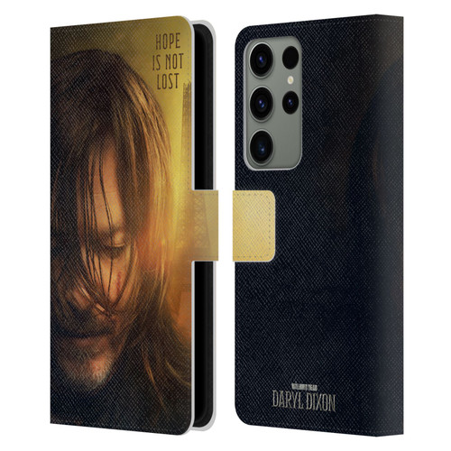 The Walking Dead: Daryl Dixon Key Art Full Face Leather Book Wallet Case Cover For Samsung Galaxy S23 Ultra 5G