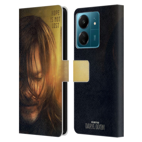 The Walking Dead: Daryl Dixon Key Art Full Face Leather Book Wallet Case Cover For Xiaomi Redmi 13C 4G