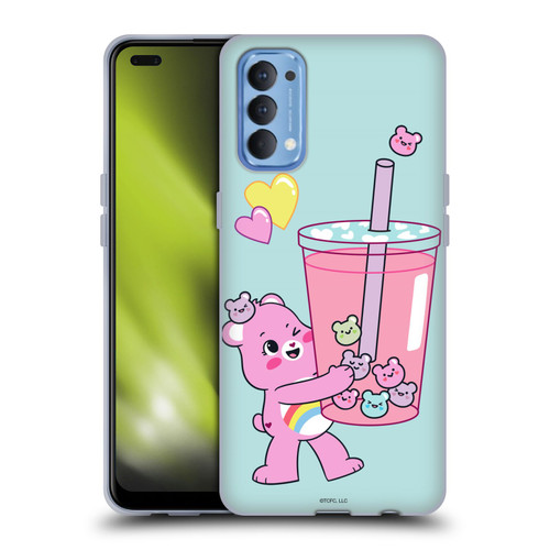 Care Bears Sweet And Savory Cheer Drink Soft Gel Case for OPPO Reno 4 5G