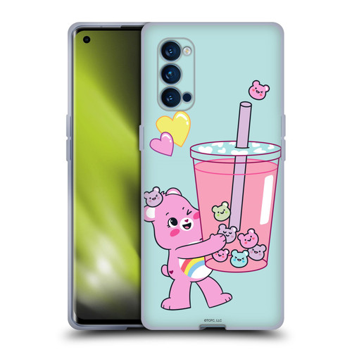 Care Bears Sweet And Savory Cheer Drink Soft Gel Case for OPPO Reno 4 Pro 5G