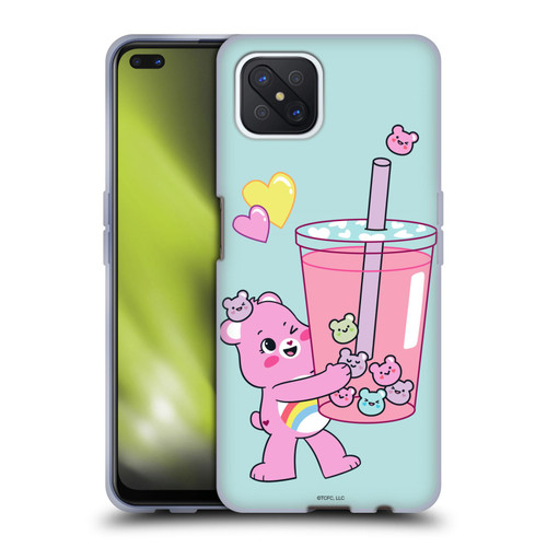 Care Bears Sweet And Savory Cheer Drink Soft Gel Case for OPPO Reno4 Z 5G