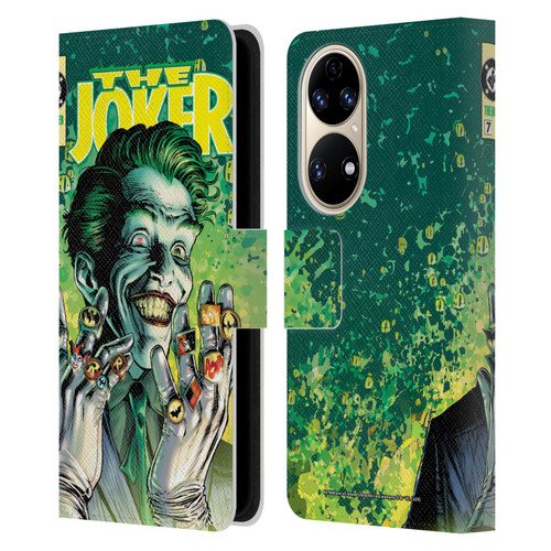 Batman DC Comics 90th Anniversary Comic Books The Joker #7 Leather Book Wallet Case Cover For Huawei P50