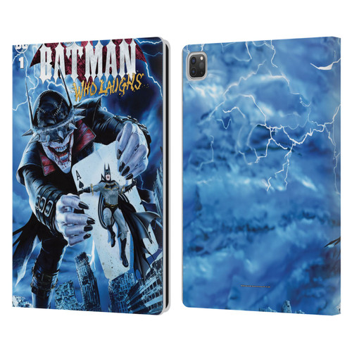 Batman DC Comics 90th Anniversary Comic Books The Batman Who Laughs Leather Book Wallet Case Cover For Apple iPad Pro 13 M4 2024