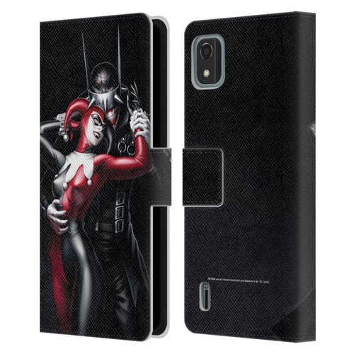 Batman DC Comics 90th Anniversary Comic Books Harley Quinn Leather Book Wallet Case Cover For Nokia C2 2nd Edition