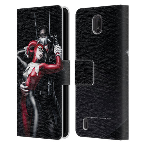 Batman DC Comics 90th Anniversary Comic Books Harley Quinn Leather Book Wallet Case Cover For Nokia C01 Plus/C1 2nd Edition