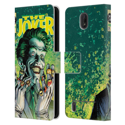 Batman DC Comics 90th Anniversary Comic Books The Joker #7 Leather Book Wallet Case Cover For Nokia C01 Plus/C1 2nd Edition