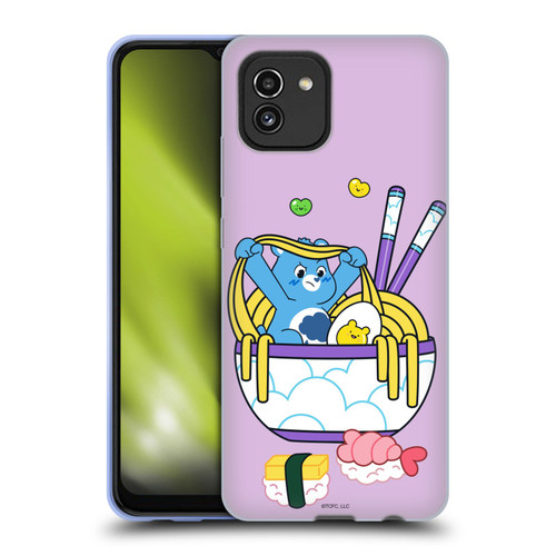 Care Bears Sweet And Savory Grumpy Ramen Sushi Soft Gel Case for Samsung Galaxy A03 (2021)