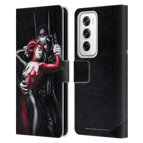 Batman DC Comics 90th Anniversary Comic Books Harley Quinn Leather Book Wallet Case Cover For OPPO Reno12 Pro 5G