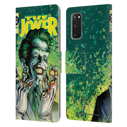 Batman DC Comics 90th Anniversary Comic Books The Joker #7 Leather Book Wallet Case Cover For Samsung Galaxy S20 / S20 5G