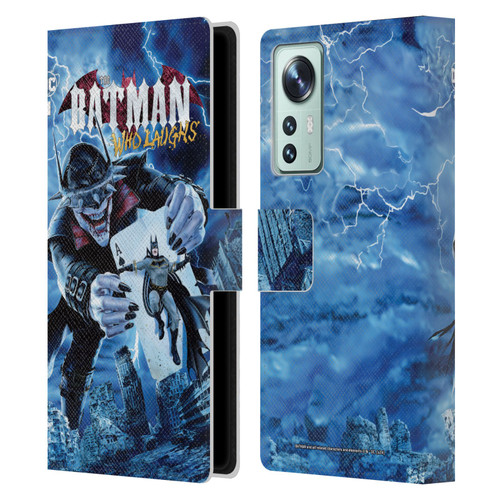Batman DC Comics 90th Anniversary Comic Books The Batman Who Laughs Leather Book Wallet Case Cover For Xiaomi 12
