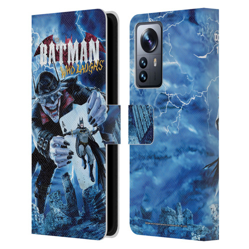 Batman DC Comics 90th Anniversary Comic Books The Batman Who Laughs Leather Book Wallet Case Cover For Xiaomi 12 Pro