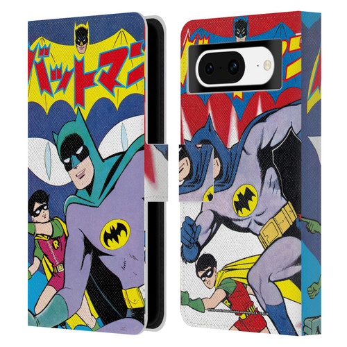 Batman DC Comics Bat-Manga! Comic Book Cover Leather Book Wallet Case Cover For Google Pixel 8