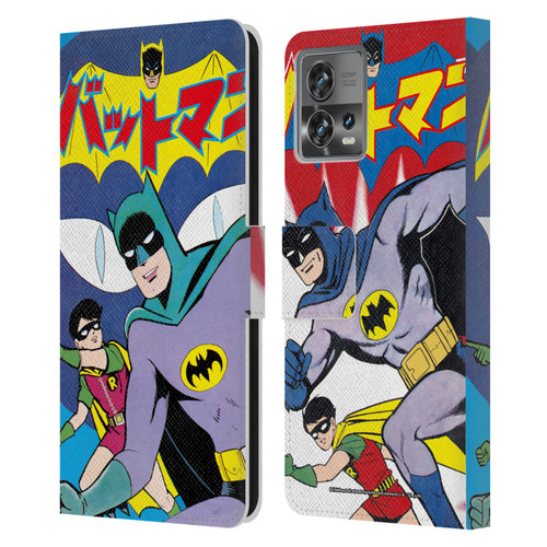 Batman DC Comics Bat-Manga! Comic Book Cover Leather Book Wallet Case Cover For Motorola Moto Edge 30 Fusion