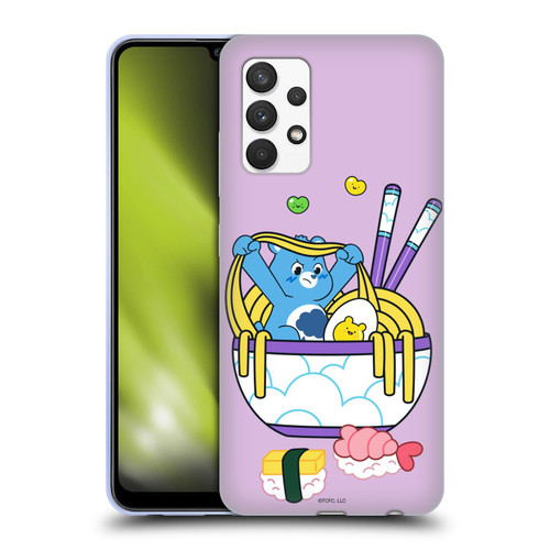 Care Bears Sweet And Savory Grumpy Ramen Sushi Soft Gel Case for Samsung Galaxy A32 (2021)