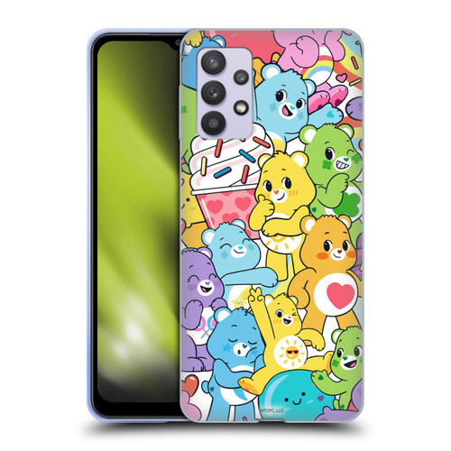 Care Bears Sweet And Savory Character Pattern Soft Gel Case for Samsung Galaxy A32 5G / M32 5G (2021)