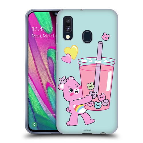 Care Bears Sweet And Savory Cheer Drink Soft Gel Case for Samsung Galaxy A40 (2019)