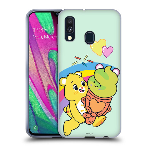 Care Bears Sweet And Savory Funshine Ice Cream Soft Gel Case for Samsung Galaxy A40 (2019)