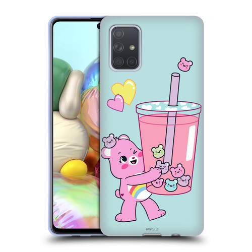 Care Bears Sweet And Savory Cheer Drink Soft Gel Case for Samsung Galaxy A71 (2019)
