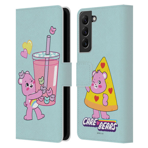 Care Bears Sweet And Savory Cheer Drink Leather Book Wallet Case Cover For Samsung Galaxy S22+ 5G