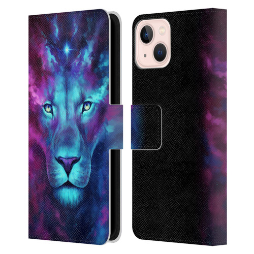 Jonas "JoJoesArt" Jödicke Big Cats Firstborn Leather Book Wallet Case Cover For Apple iPhone 13