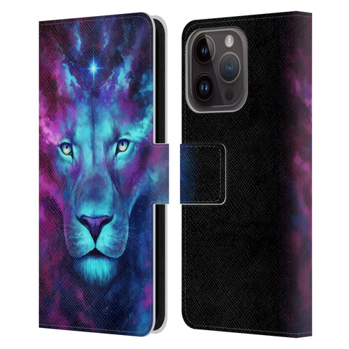 Jonas "JoJoesArt" Jödicke Big Cats Firstborn Leather Book Wallet Case Cover For Apple iPhone 15 Pro