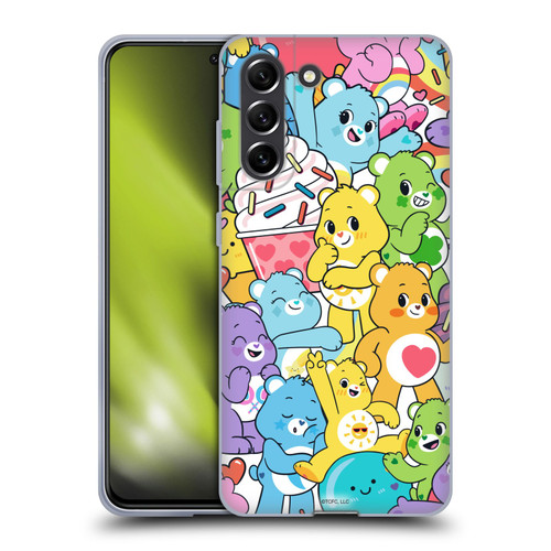 Care Bears Sweet And Savory Character Pattern Soft Gel Case for Samsung Galaxy S21 FE 5G