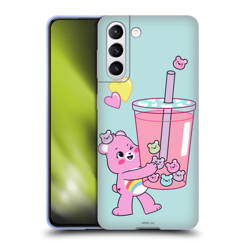 Care Bears Sweet And Savory Cheer Drink Soft Gel Case for Samsung Galaxy S21 5G