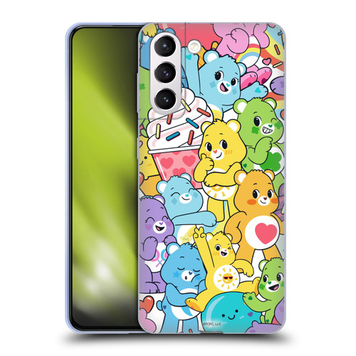 Care Bears Sweet And Savory Character Pattern Soft Gel Case for Samsung Galaxy S21+ 5G