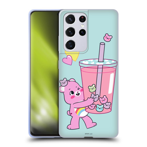 Care Bears Sweet And Savory Cheer Drink Soft Gel Case for Samsung Galaxy S21 Ultra 5G