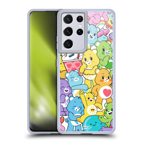 Care Bears Sweet And Savory Character Pattern Soft Gel Case for Samsung Galaxy S21 Ultra 5G