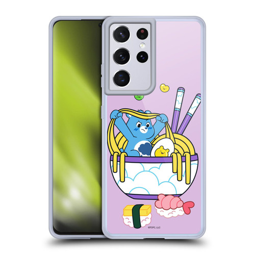 Care Bears Sweet And Savory Grumpy Ramen Sushi Soft Gel Case for Samsung Galaxy S21 Ultra 5G