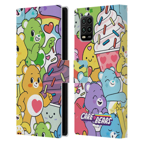 Care Bears Sweet And Savory Character Pattern Leather Book Wallet Case Cover For Xiaomi Mi 10 Lite 5G