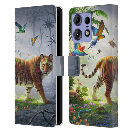 Jonas "JoJoesArt" Jödicke Fantasy Forest Healer's Touch Leather Book Wallet Case Cover For Motorola Edge 50 Pro