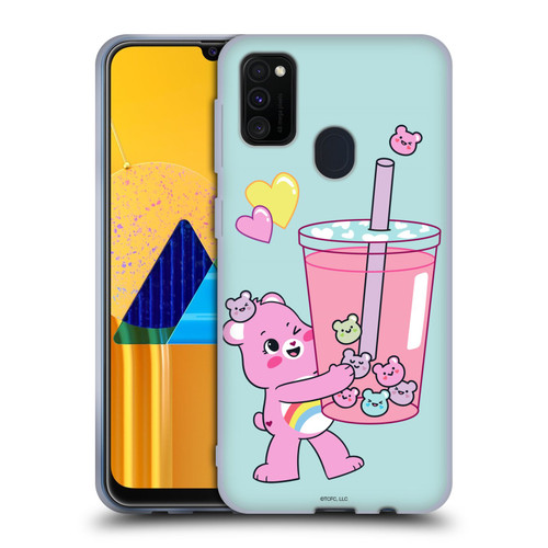 Care Bears Sweet And Savory Cheer Drink Soft Gel Case for Samsung Galaxy M30s (2019)/M21 (2020)