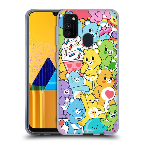 Care Bears Sweet And Savory Character Pattern Soft Gel Case for Samsung Galaxy M30s (2019)/M21 (2020)