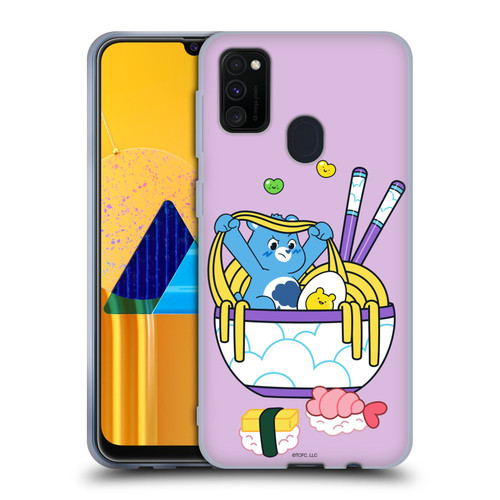 Care Bears Sweet And Savory Grumpy Ramen Sushi Soft Gel Case for Samsung Galaxy M30s (2019)/M21 (2020)