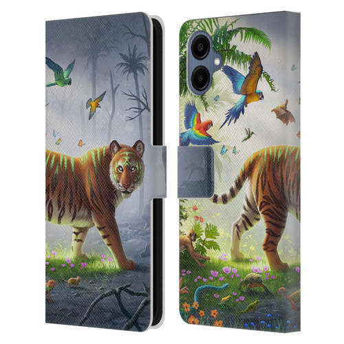 Jonas "JoJoesArt" Jödicke Fantasy Forest Healer's Touch Leather Book Wallet Case Cover For Samsung Galaxy A06 4G