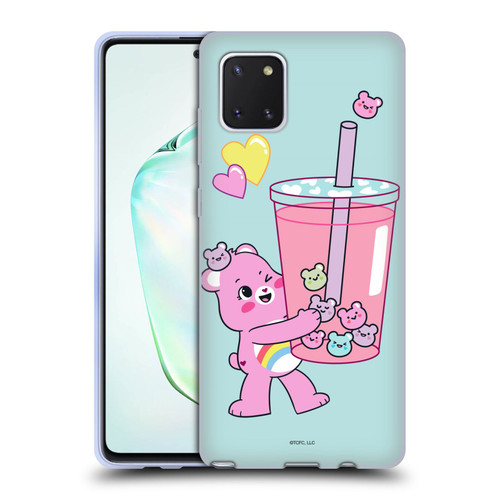 Care Bears Sweet And Savory Cheer Drink Soft Gel Case for Samsung Galaxy Note10 Lite