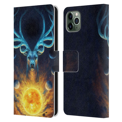Jonas "JoJoesArt" Jödicke Wildlife 2 Celestial Leather Book Wallet Case Cover For Apple iPhone 11 Pro Max
