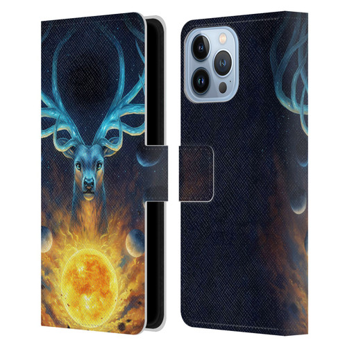 Jonas "JoJoesArt" Jödicke Wildlife 2 Celestial Leather Book Wallet Case Cover For Apple iPhone 13 Pro Max