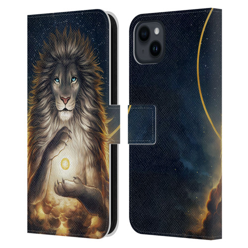 Jonas "JoJoesArt" Jödicke Wildlife 2 Soul Keeper Leather Book Wallet Case Cover For Apple iPhone 15 Plus